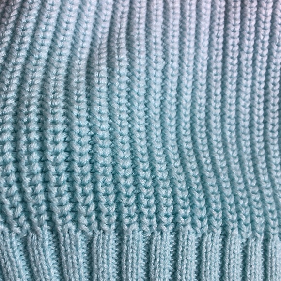 Anthropologie Ombré Sweater Hoodie Pink Blue Large Cotton Blend Pullover - Picture 8 of 14